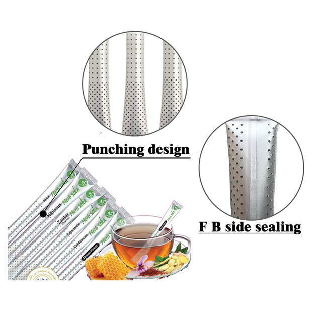 Perforated Tea Stick Stir Inner And Outer Bag Packing Machine